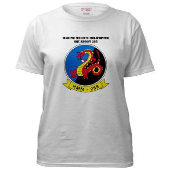 MMHS268 - A01 - 04 - Marine Medium Helicopter Squadron 268 with Text - Women's T-Shirt